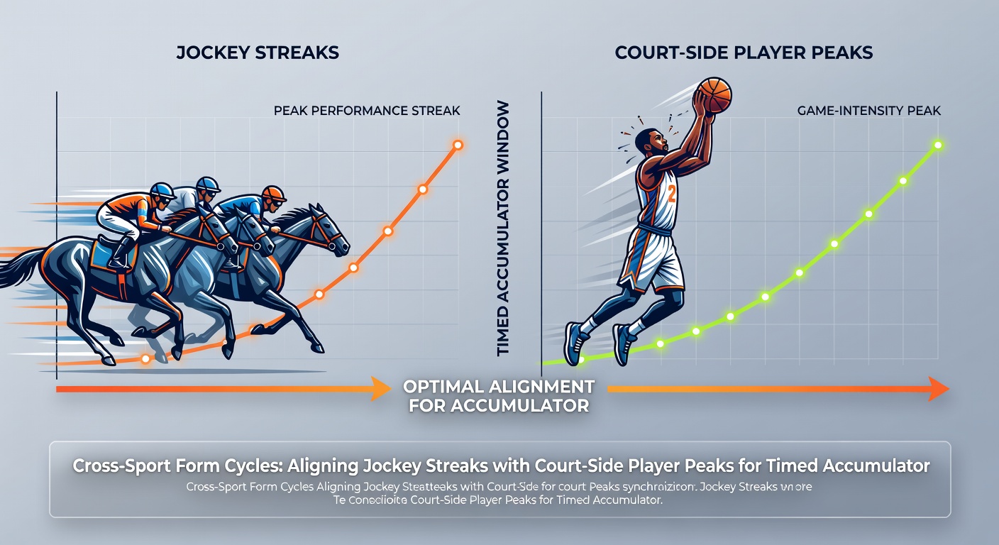 Operator interface displaying synchronized jockey and tennis form data for timed accumulators