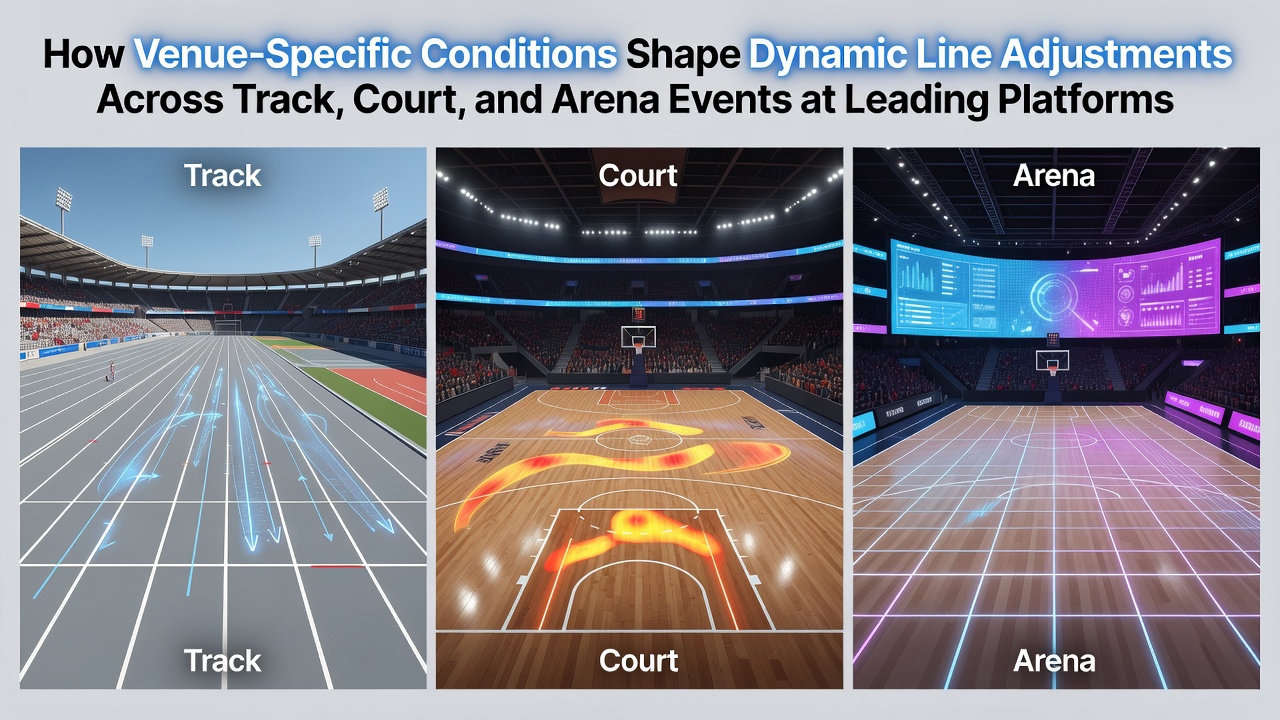 Dynamic betting line adjustments influenced by venue conditions at major sports platforms