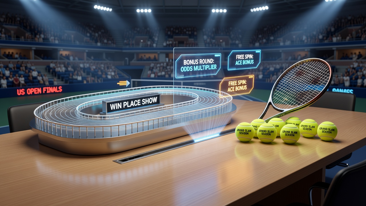Screenshot of bonus activation flow connecting horse racing place markets to table game rewards on a digital platform