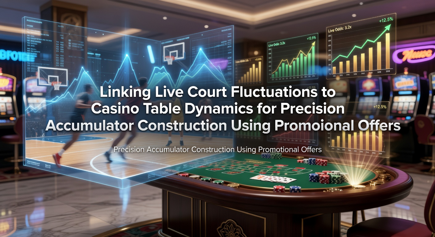 Live tennis court action alongside casino table game setups showing odds boards and promotional banners