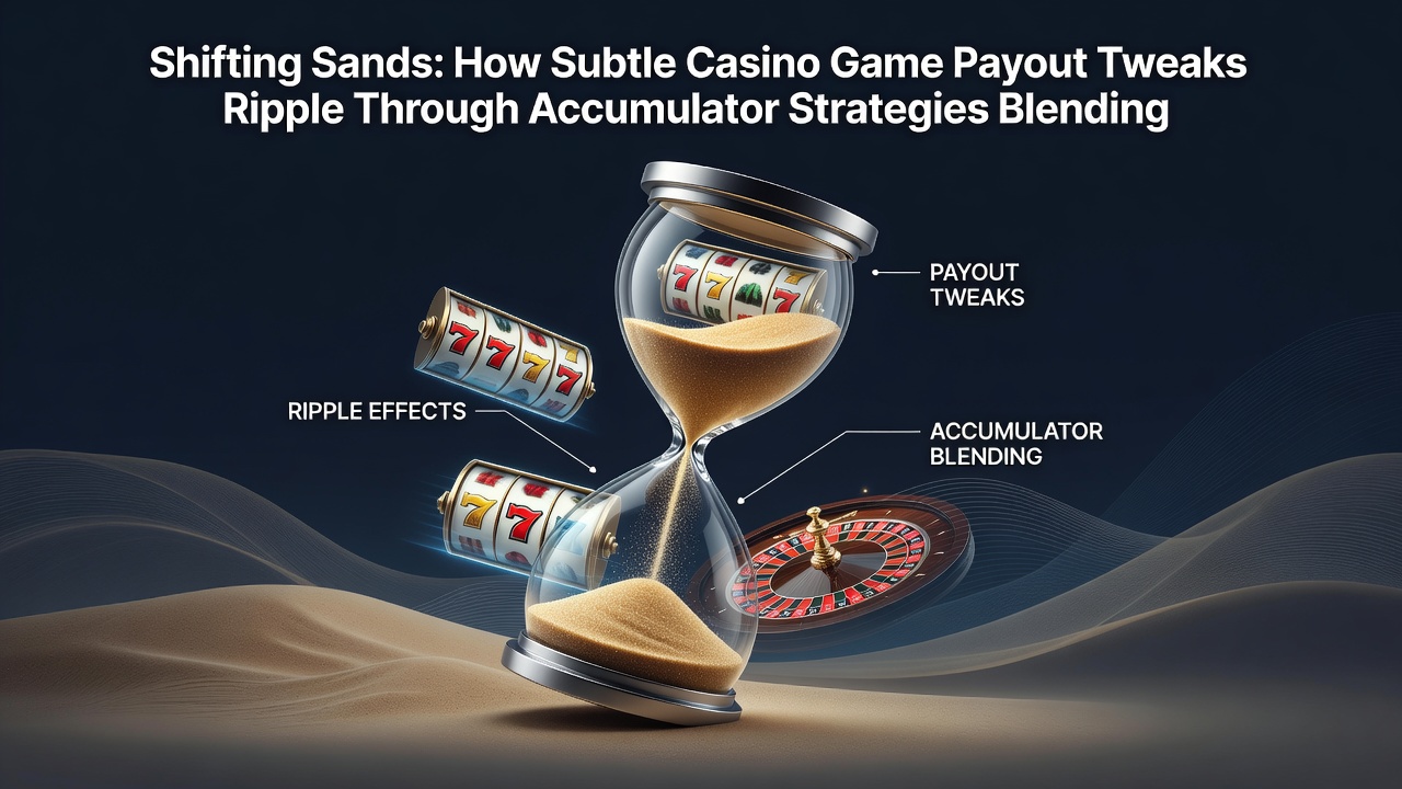 Flow diagram illustrating casino RTP changes moving through accumulator bet construction in football and tennis markets