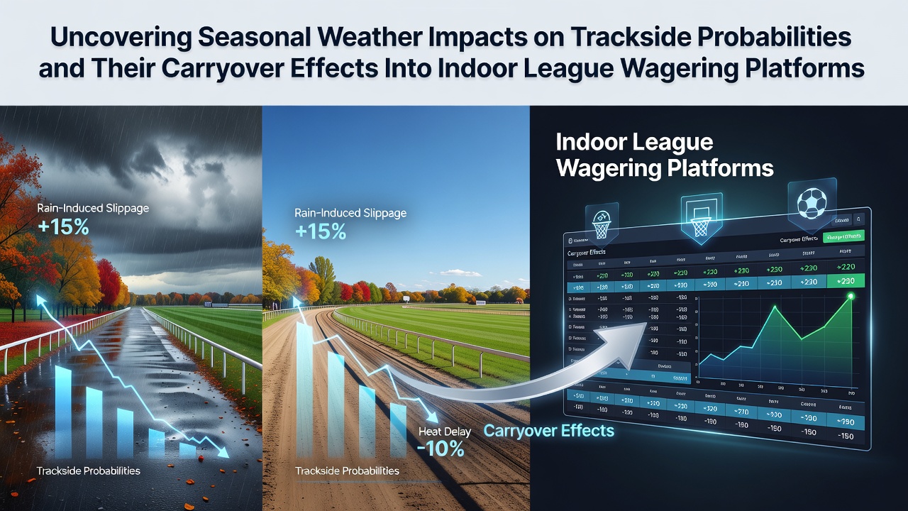 Trackside conditions during summer racing events showing weather influences on surfaces and participant performance metrics